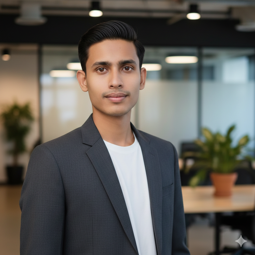 Portrait of Raj Mani Yadav, AI & Agritech Innovation Leader